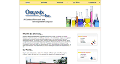 Desktop Screenshot of organixinc.com