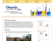 Tablet Screenshot of organixinc.com